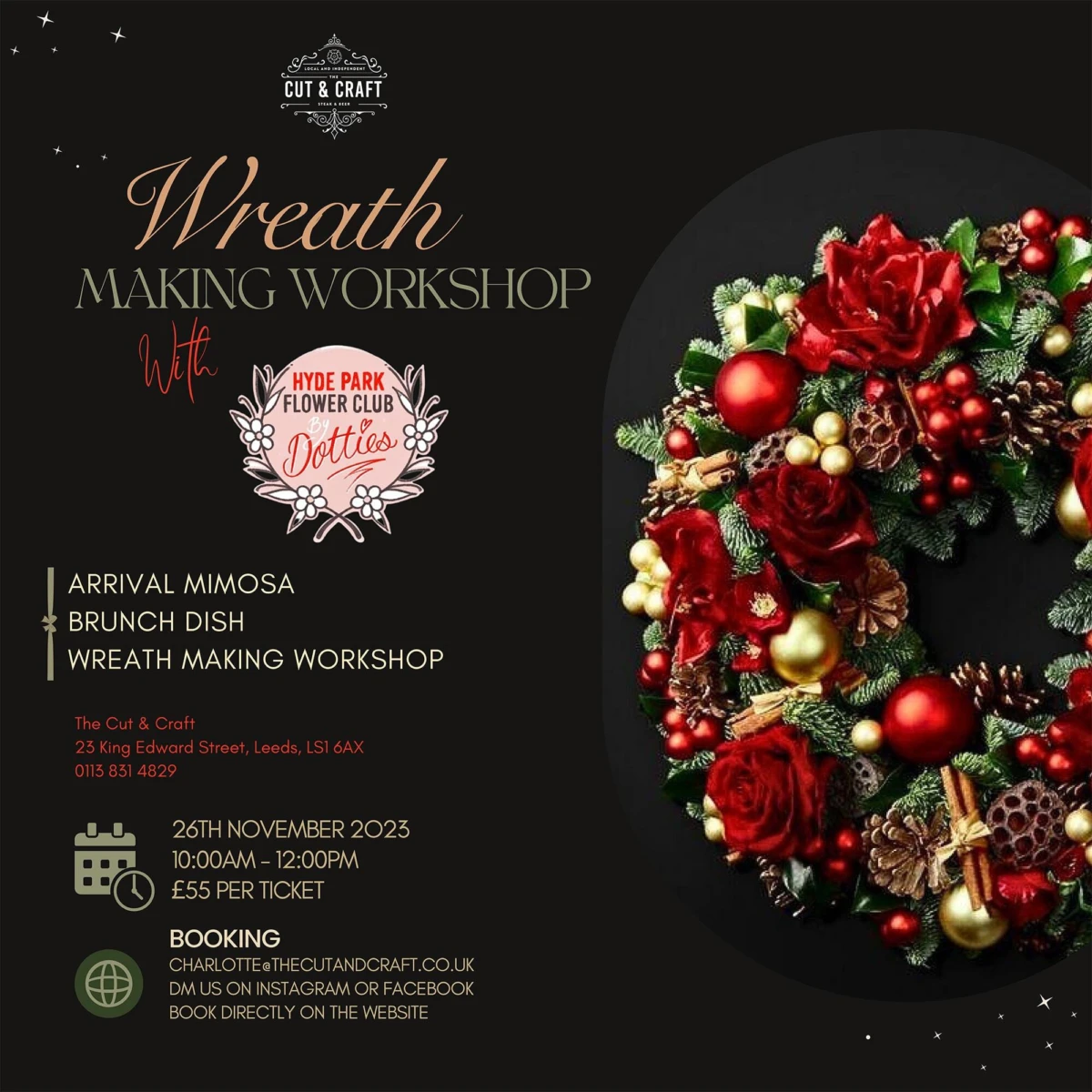 CC Leeds Wreath Making Workshop Event