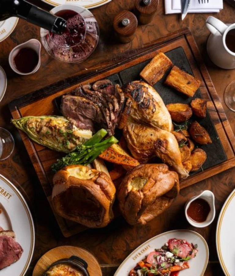 The cut and craft sunday roast manchester