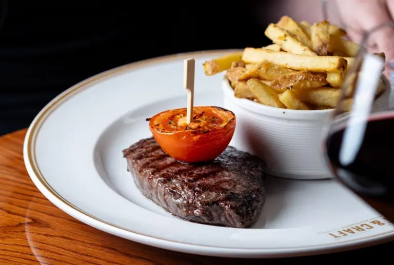 Steak and chips